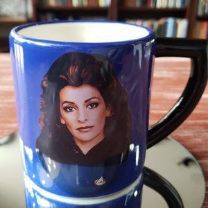 Deanna Troi Star Trek Coffee Mug - 16 OZ NIB